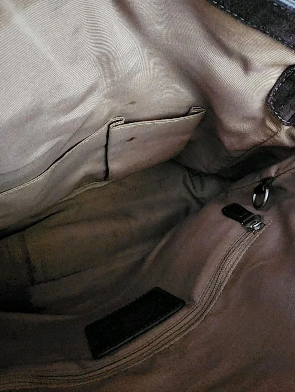 COACH Signature Brown Chelsea Satchel Shoulder *stained*